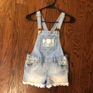 Overall shorts size 10 from justice